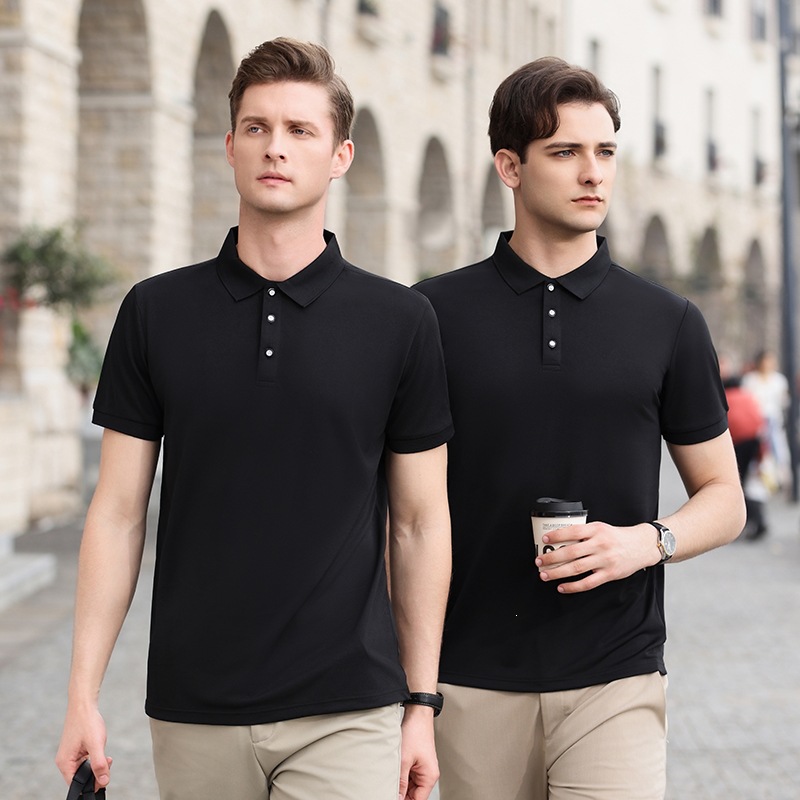 【Direct from Manufacturer】High-Quality Main Promotion New Short-Sleeve Polo Shirt, Unisex, Comfortable Business T-Shirt