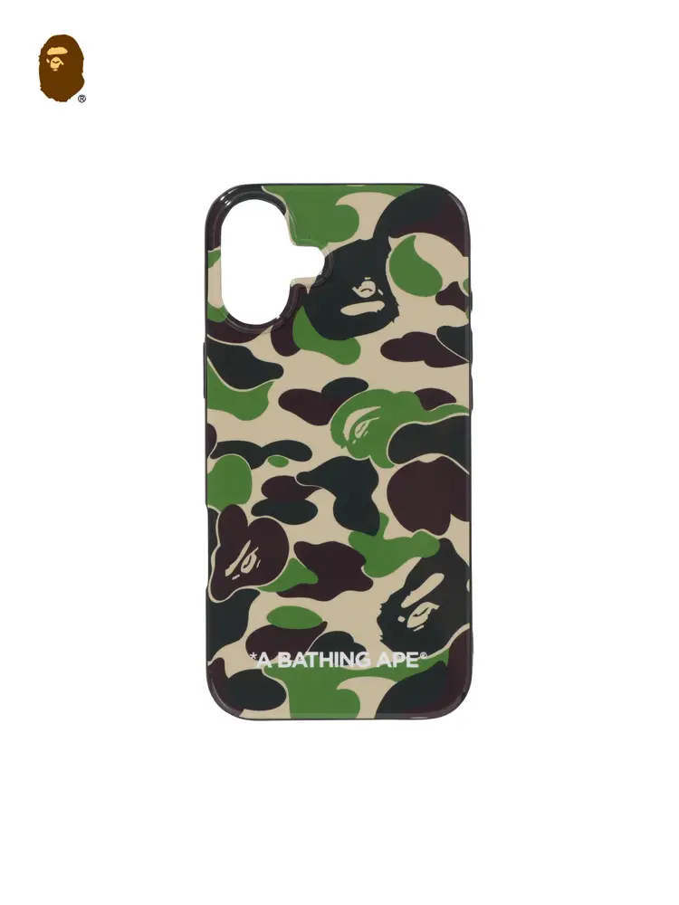 Bape Accessories Camouflage Pattern iPhone 16 Plus Phone Protective Case 182071N