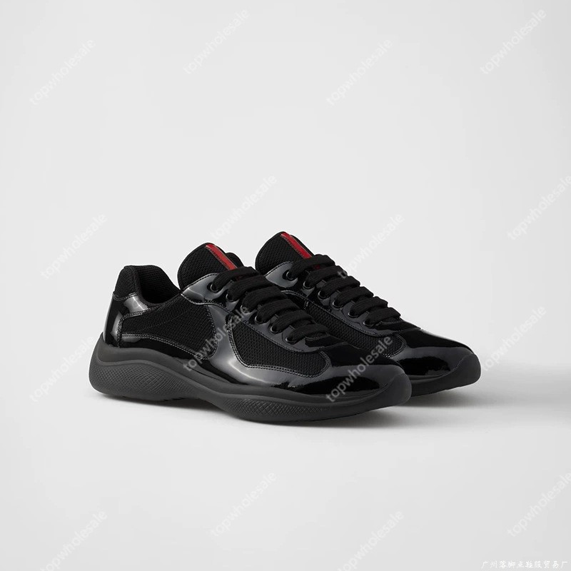 In-Stock Americas Cup P Brand European Export Classic High-End Men's and Women's Shiny Leather Mesh Breathable Casual Trendy Shoes QC-foto från 1688 på Qualit.ly