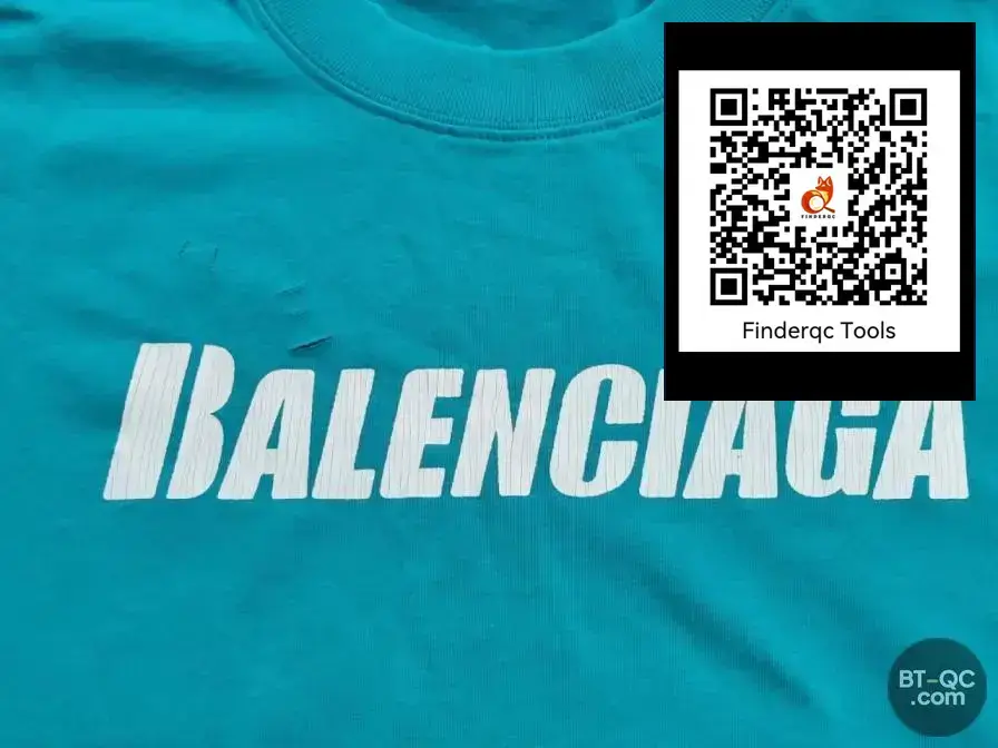 Balenciaga Logo T-Shirt Teal