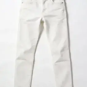 On the Back Pocket, Black Dots Circle Around, and White Jeans with a Similar Pattern Below 66012568