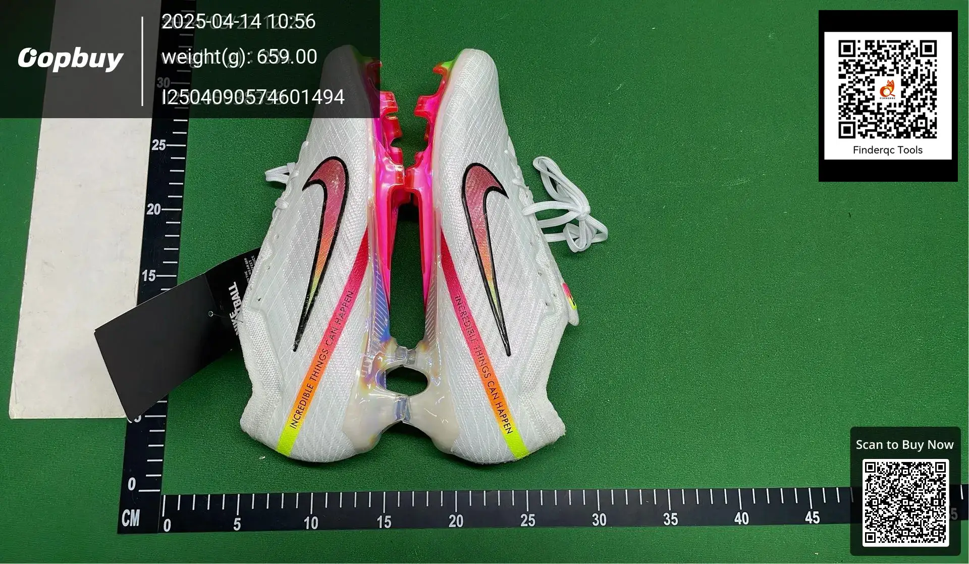Nike Mercurial Vapor 15 Elite FG White Pink