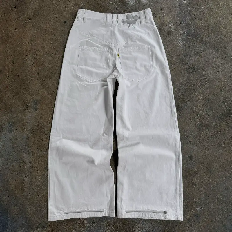 European and American Cross-Border 2025 New Hip-Hop Loose Y2K Jeans for Men and Women Fashion Casual High Street Wide-Leg Pants