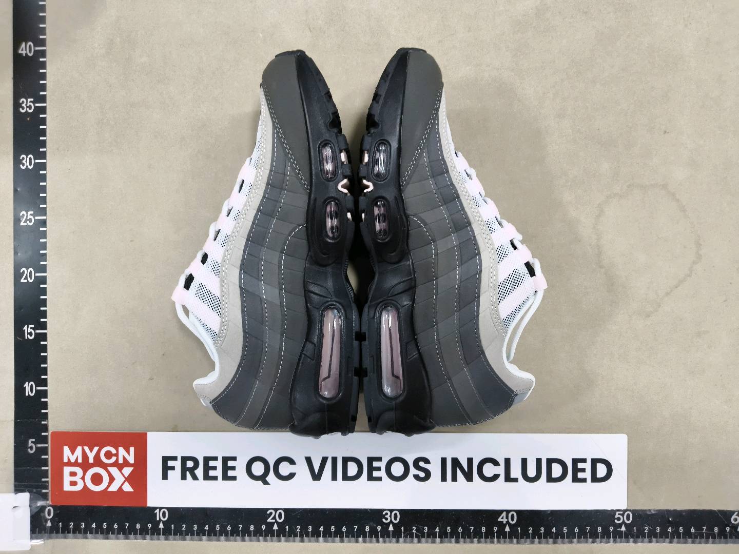 Nike Air Max 95 TT BLACK/PINK FOAM/GREY FOG — foto QC 3