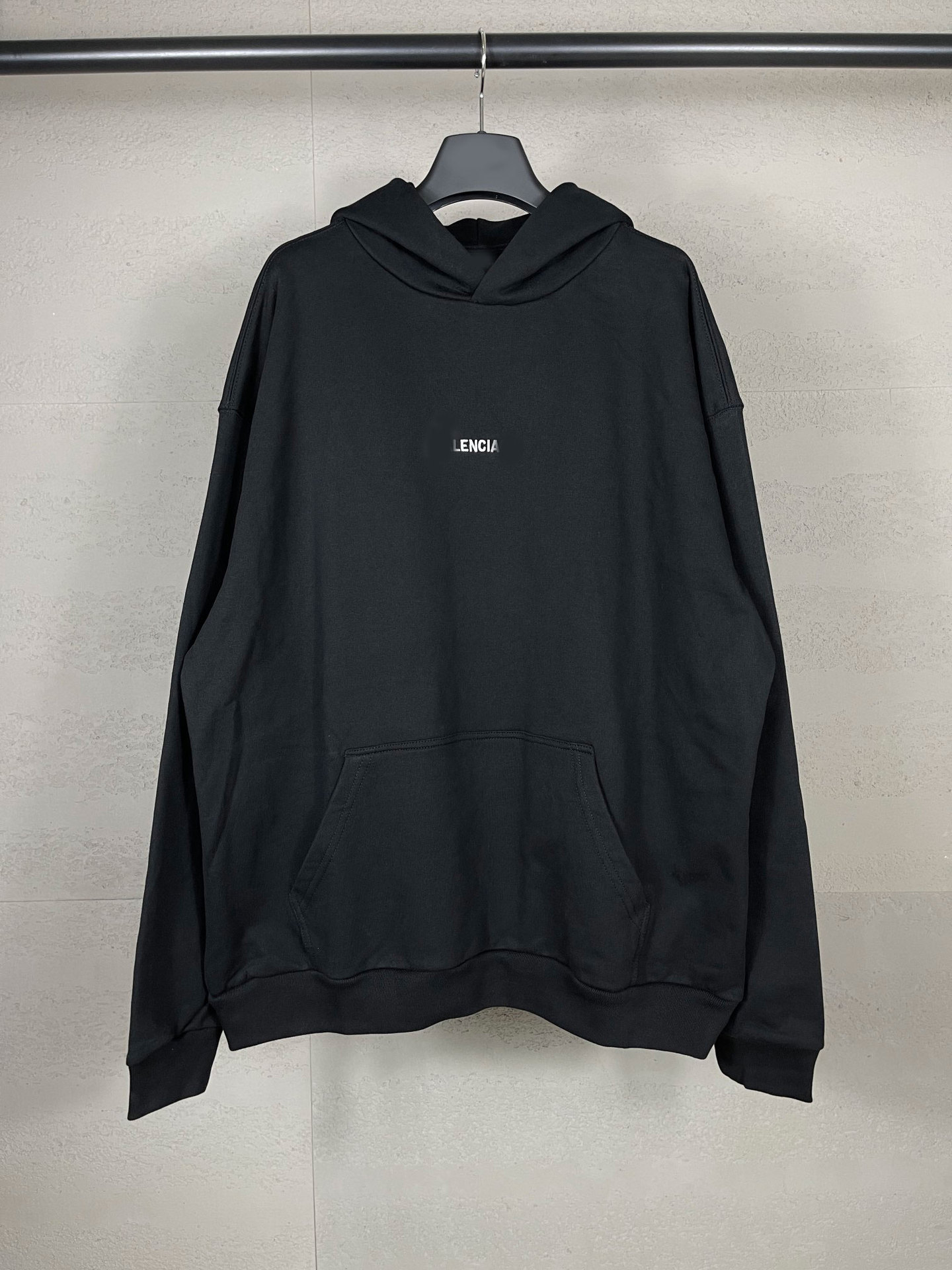 Autumn and Winter Paris Before and After Classic LOGO Letter Embroidered Long Sleeve Hooded Sweatshirt Loose All-match Men and Women Couple