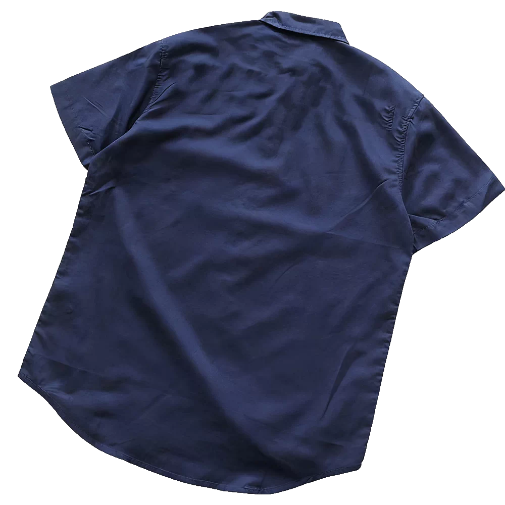 Left Embroidery Wheat Ears Seven-Color Coarse Material Short-Sleeve Shirt 22112822