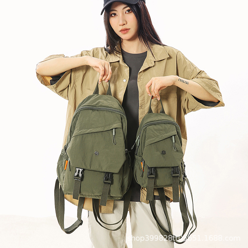 Cross-Border Versatile Shoulder Crossbody Bag Women's Chest Bag Korean Style Large Capacity Backpack Casual Trendy Backpack Casual Men
