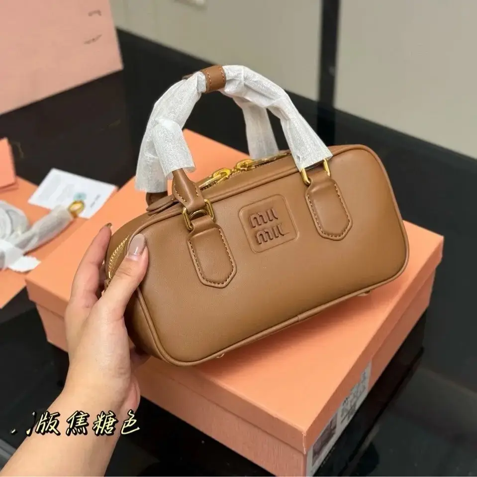 2025新款缪家min小方包保龄球波士顿百搭时尚手提单肩斜挎女包