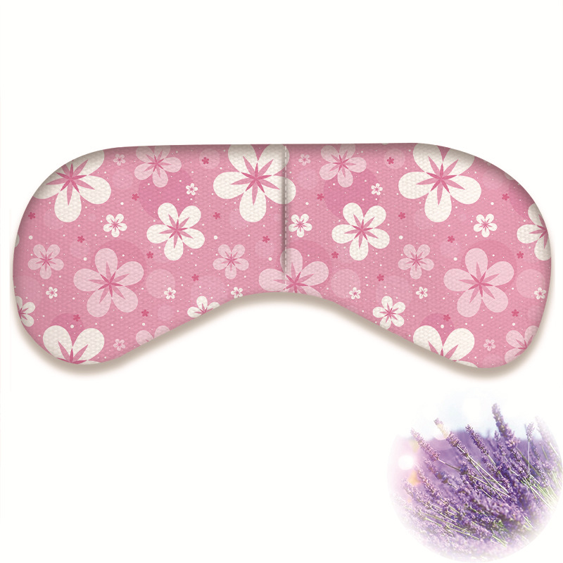 Cotton Linen Printing Yoga Eye Pillow Microwave Heating Flaxseed Lavender Filling Hot and Cold Compress Shading Sleep Eye Mask