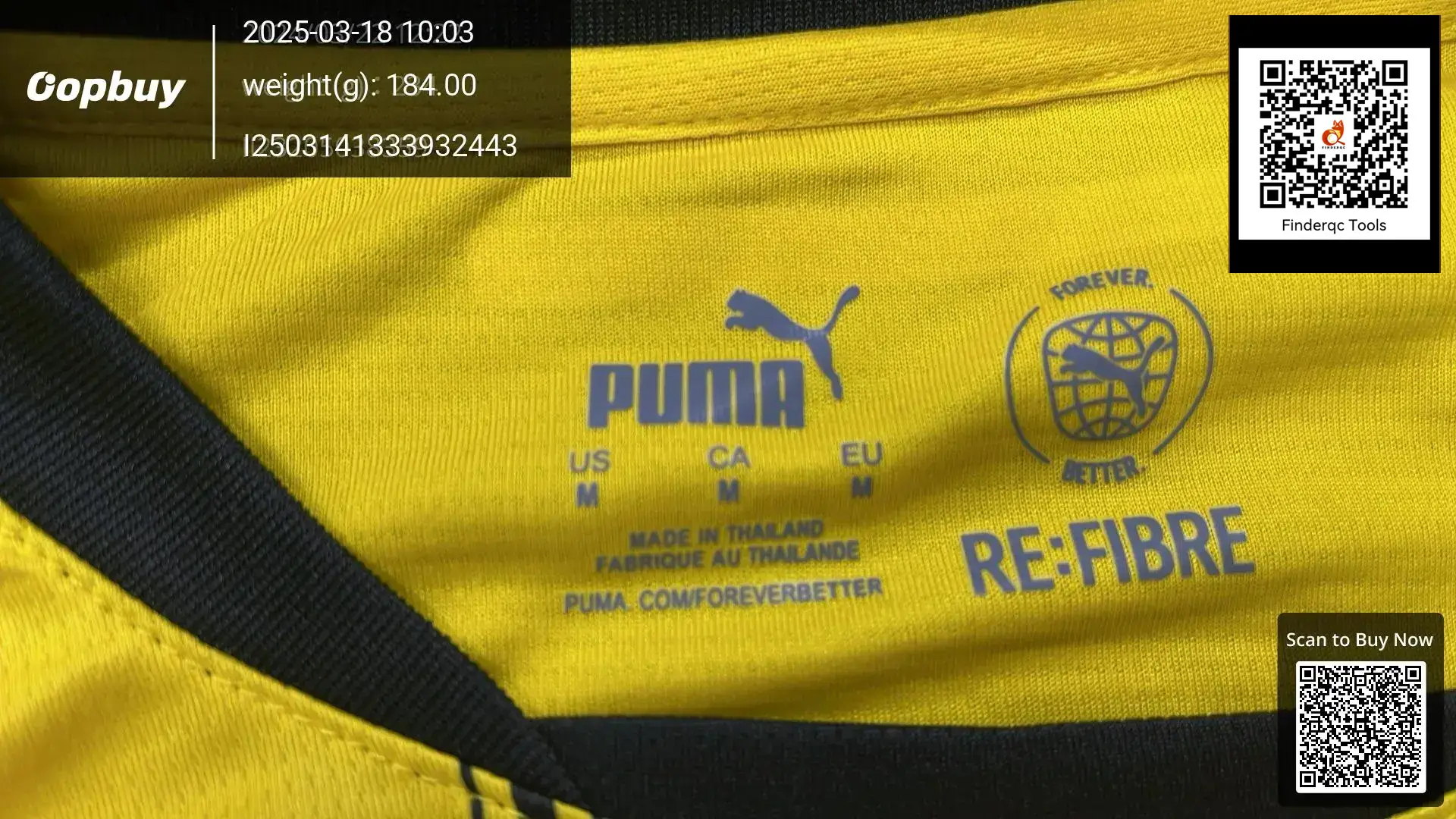 Puma RE:FIBRE Yellow