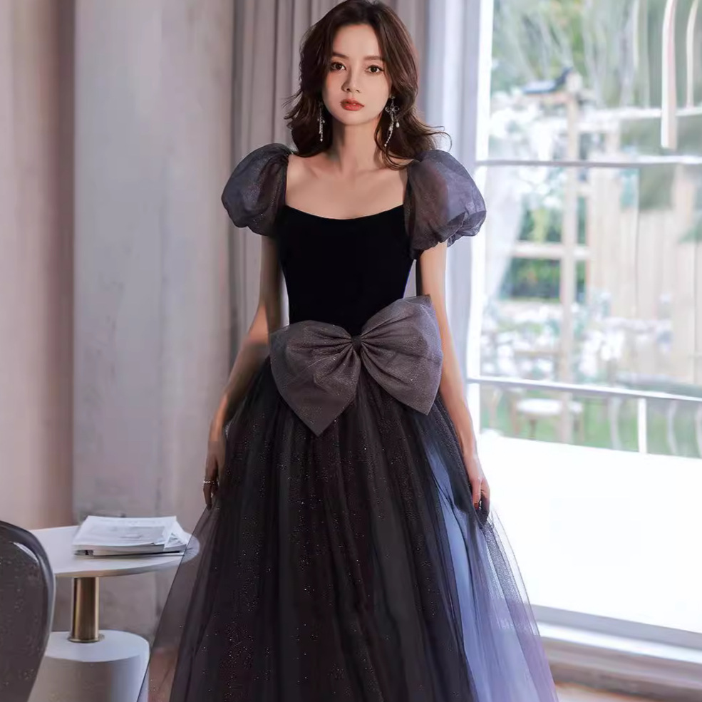2026 New Spring Evening Dress That Can Be Worn Casually or at Banquets, with a High-End Design and an Elegant, Ethereal Feel, Suitable for Students