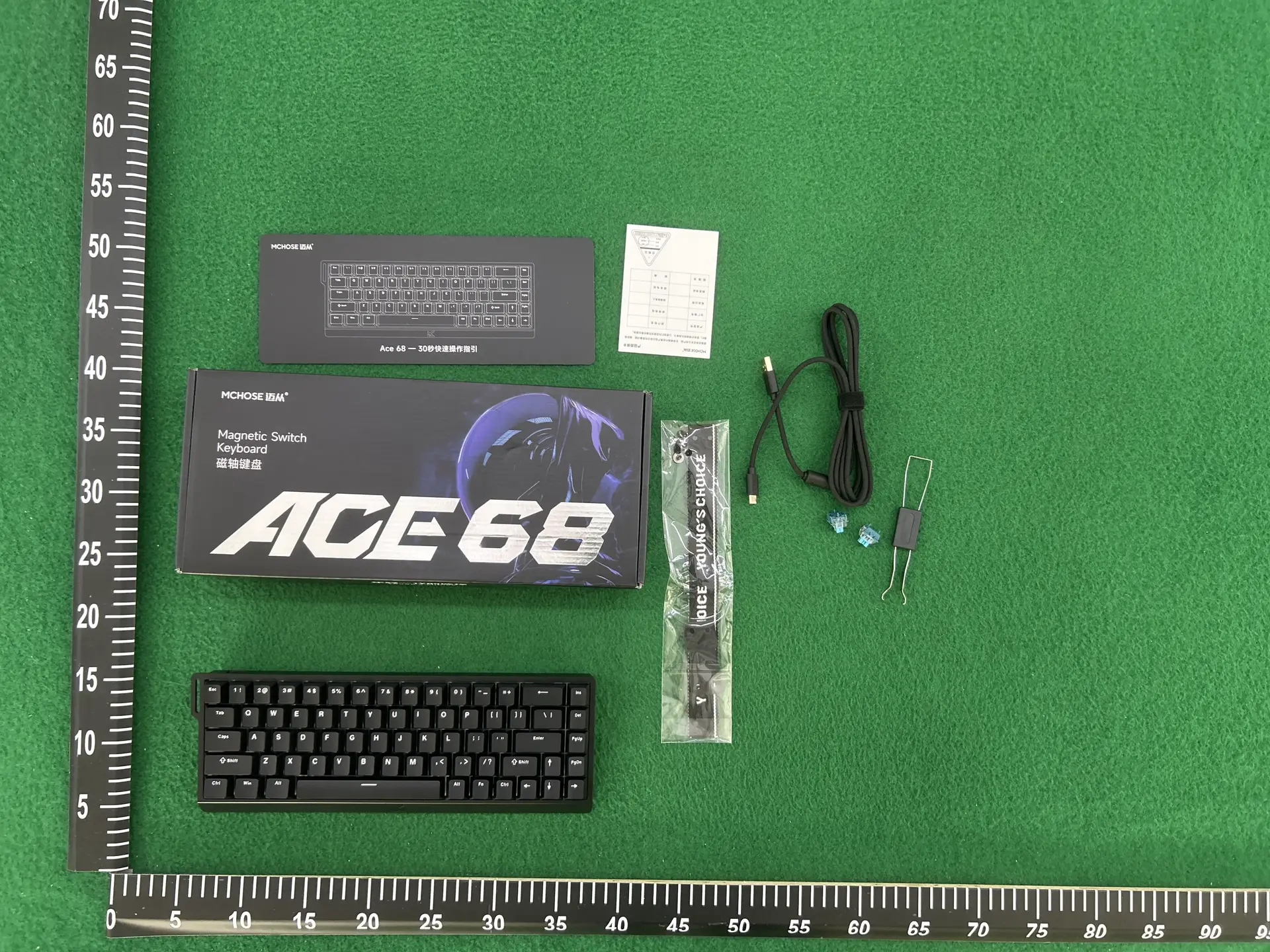MCHOS Ace 68/60 Magnetic Axis Mechanical Keyboard Pro Gaming and Esports Desktop Computer Customization