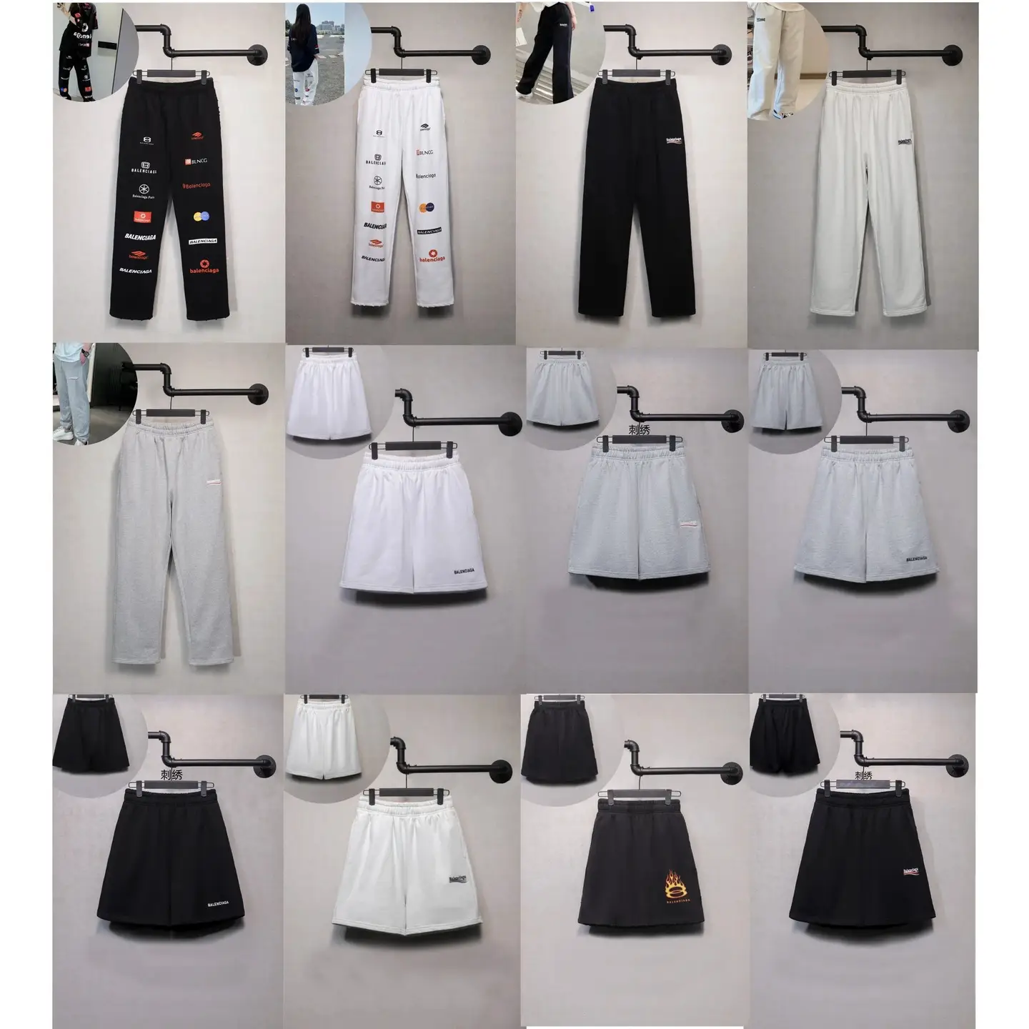 Bale*ncia*ga shorts&pants