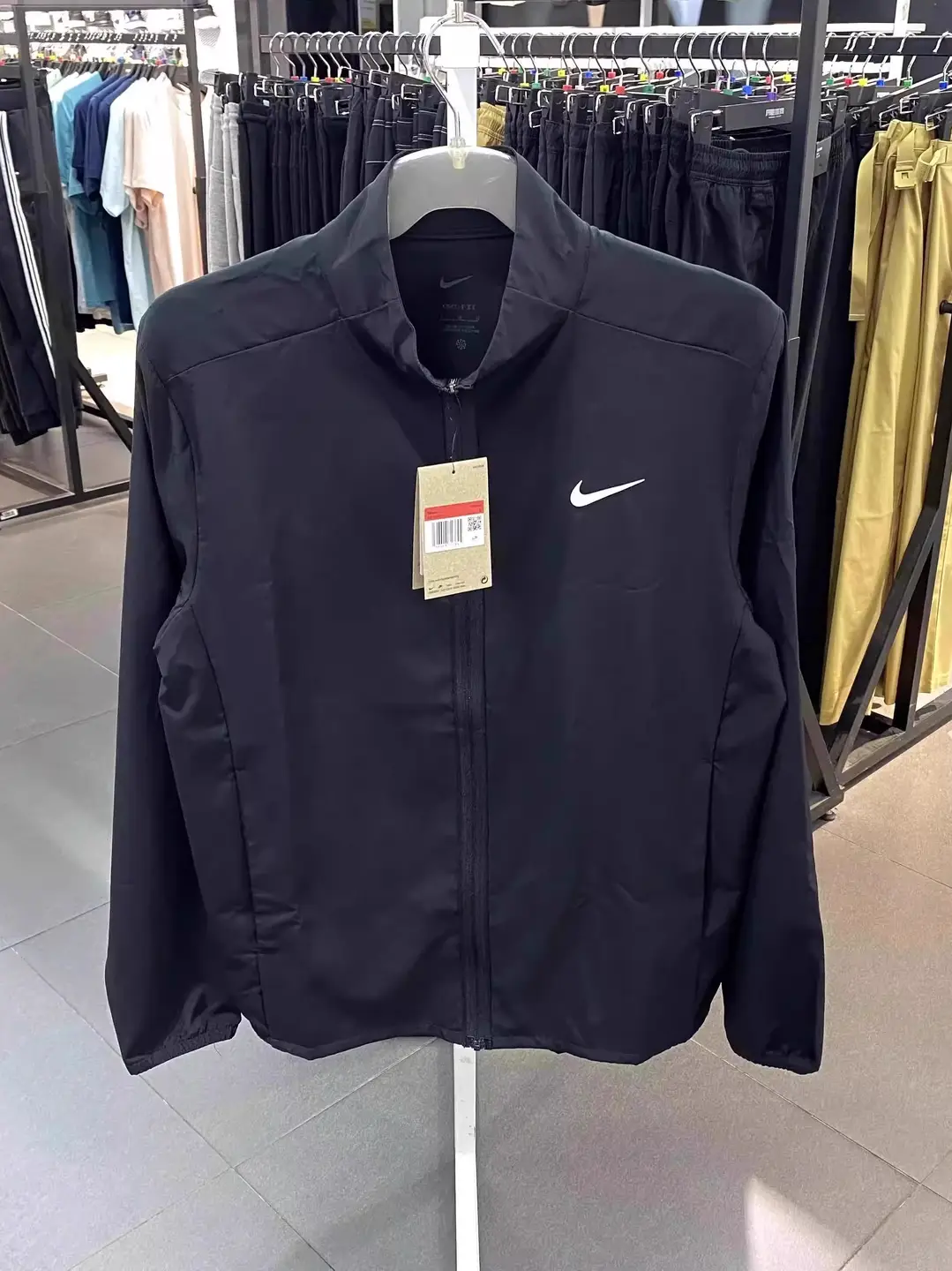 Nike Nike jacket Tops Men's 2025 Summer New arrival Sportswear Sun Shade Running Quick-Drying Woven Outwear Fb7500