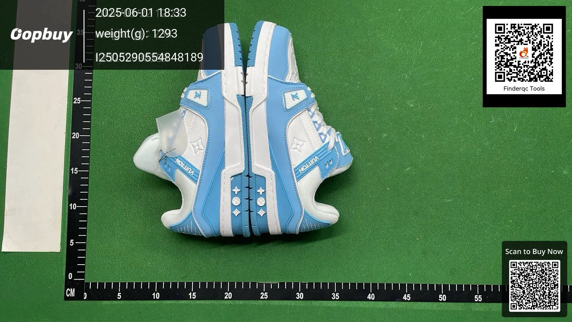 Louis Vuitton Trainer Light Blue