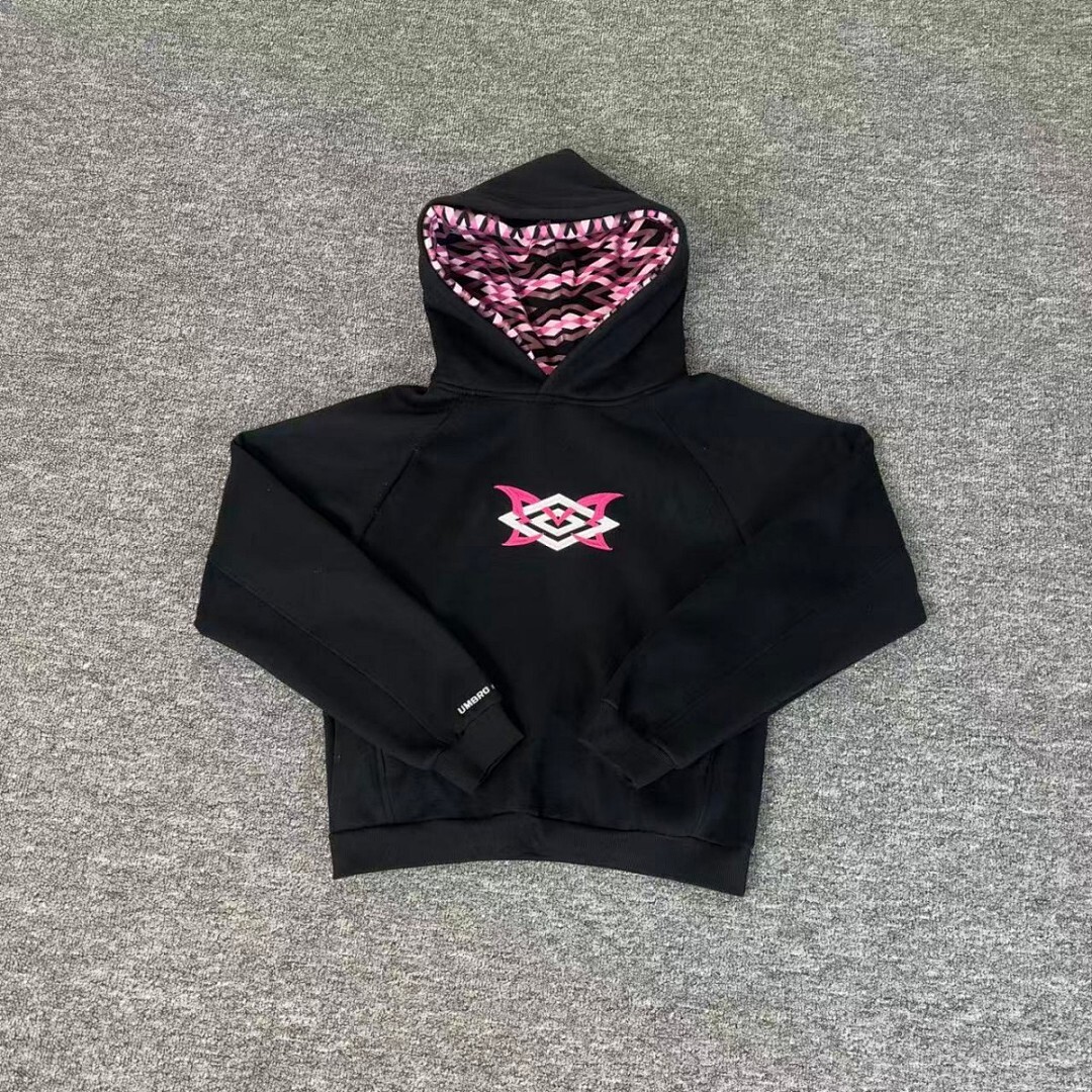 American-Style Trendy Brand Mertra Embroidered Fleece High Street Loose-Fitting Autumn and Winter Casual Hooded Sweatshirt and Casual Pants for Men and Women