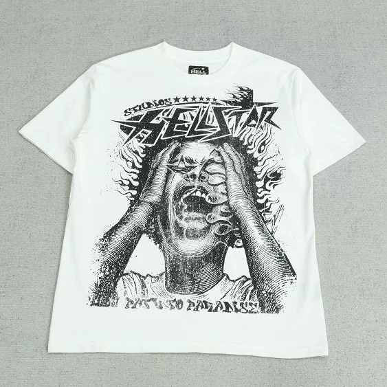 HE short sleeved headband print Q415