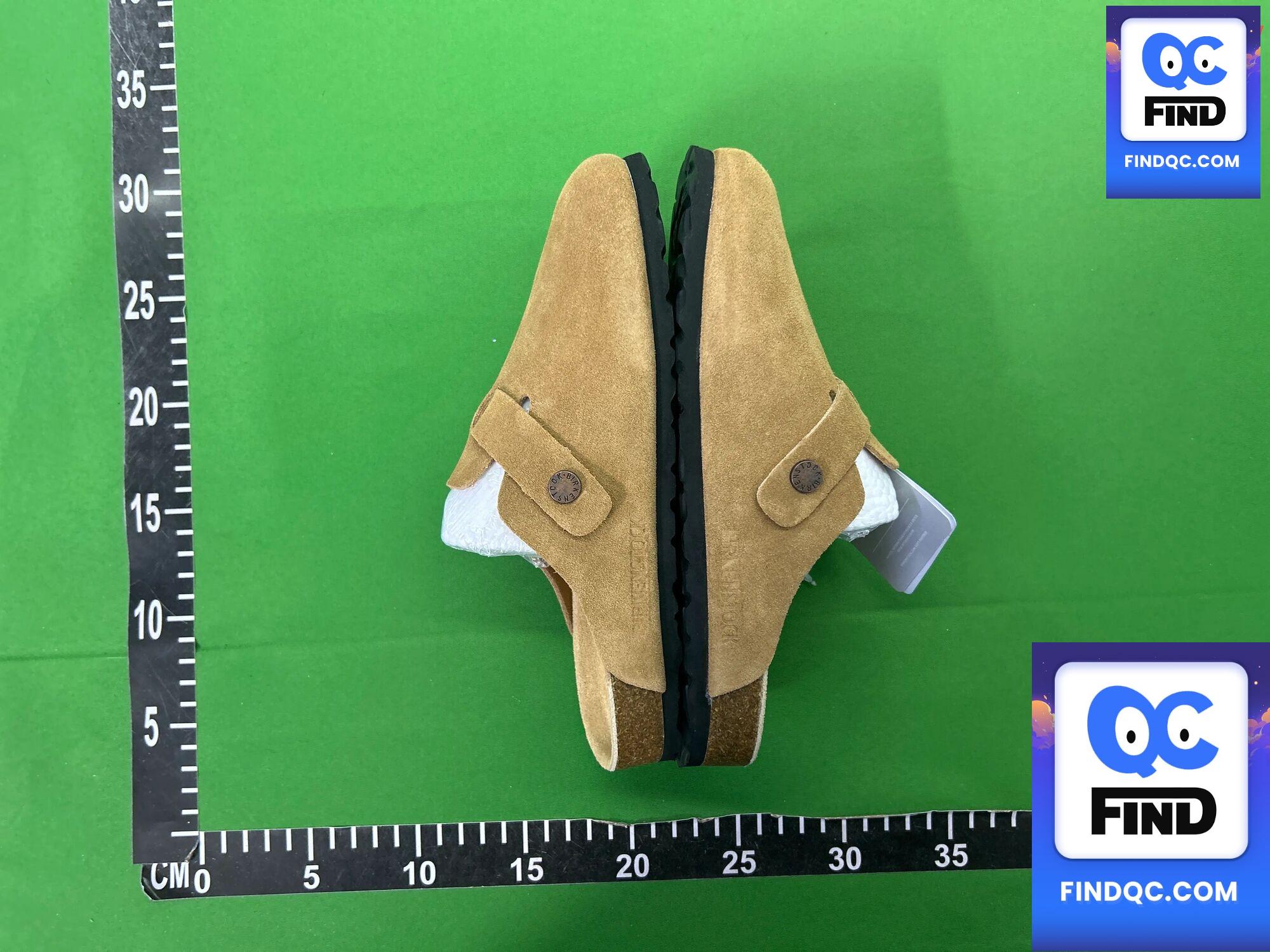 Birkenstock Boston Suede Fur Clogs Tan QC