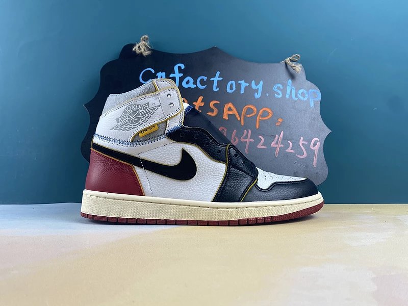 H40CN Jordan 1 Retro High Union Los Angeles Black Toe-BV1300-106