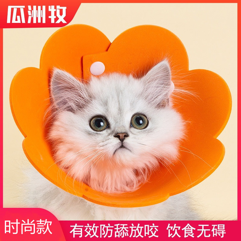 Elizabethan Collar for Cats, Anti-Licking Headgear, Shame Collar for Dogs, Universal for Sterilized Cats and Dogs
