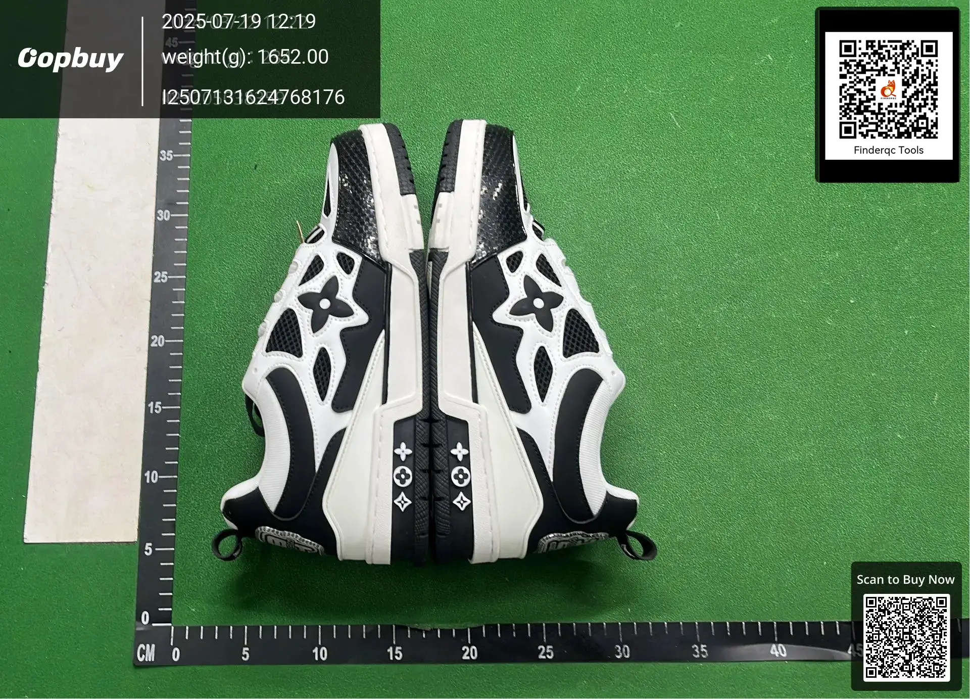 Louis Vuitton LV Trainer sneakers black white