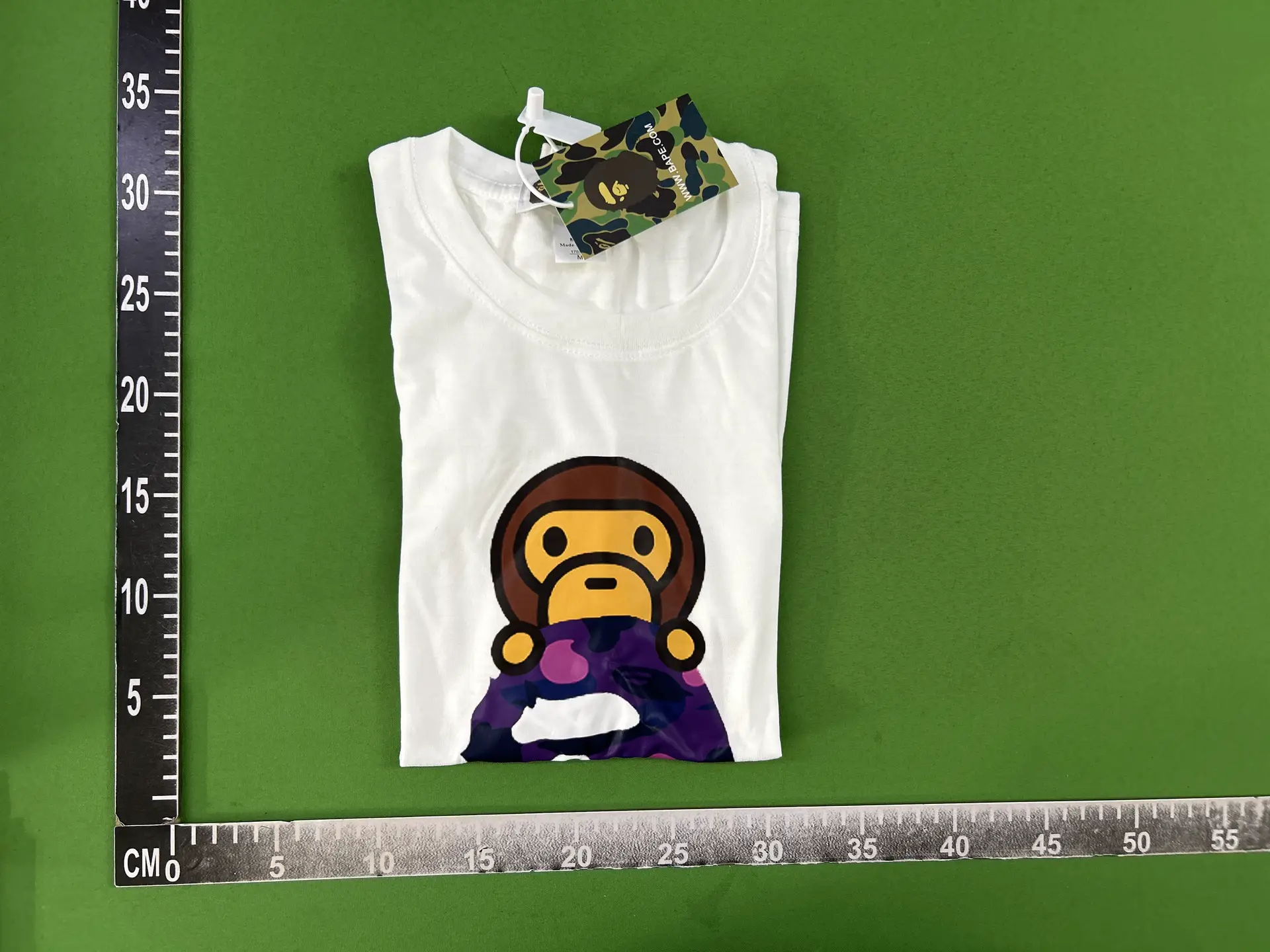 BAPE ABC Camo Ape Head T-Shirt White