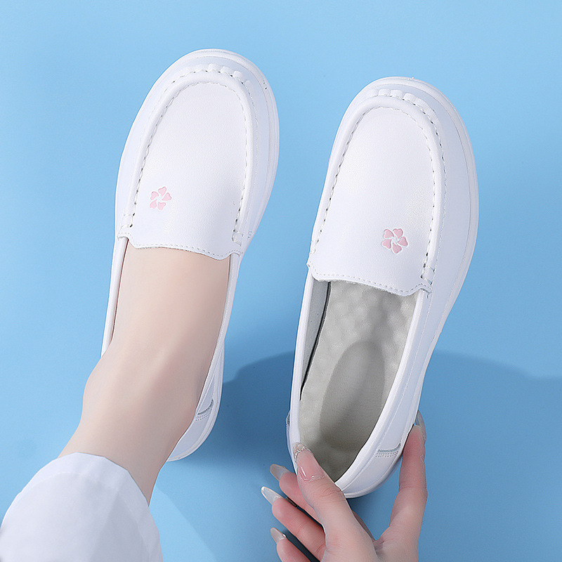 Ready Stock Nurse Shoes for Women, Spring and Summer, Air-Cushioned, Soft-Soled, Breathable, Non-Slip Hospital Work Shoes, Wholesale, Cross-Border Dropshipping