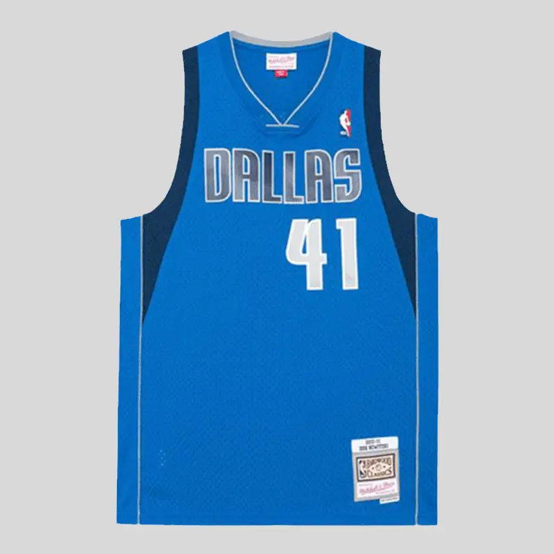 Mitchell&Ness Nba Mavericks Nowitzki Retro Jersey 10-11 Season Sw Vest