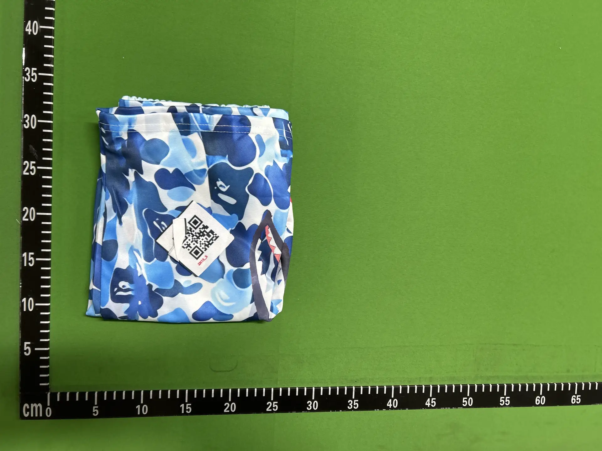 A Bathing Ape Camo Shorts Blue