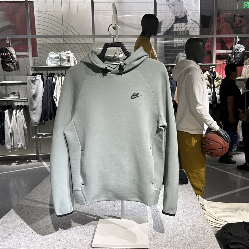Counter genuine Nike Nike Tech Fleece male leisure sports knitted hooded sweater FB8017