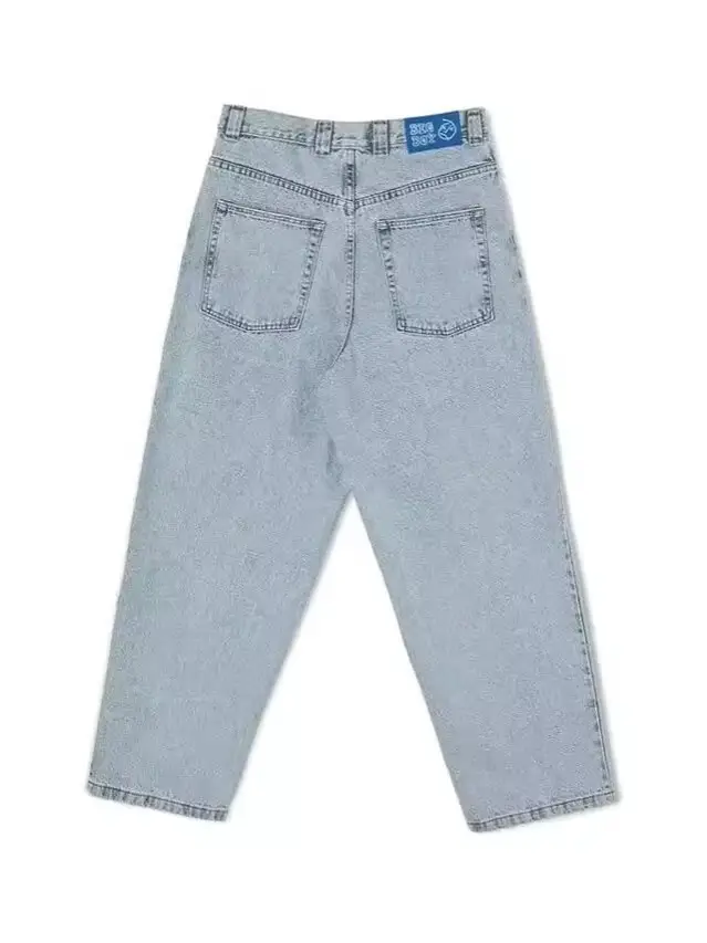 American Style High Street Fashion Brand Hip Hop Embroidered Straight Jeans Men's Fashionable Casual All-match Slim-fit Jeans
