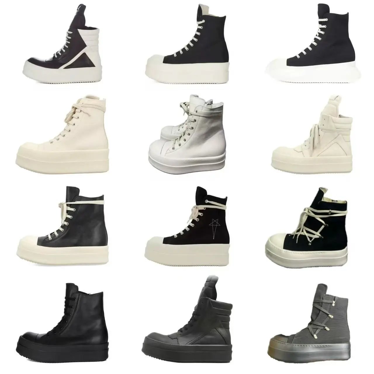 RICK OWENS high-top sneakers