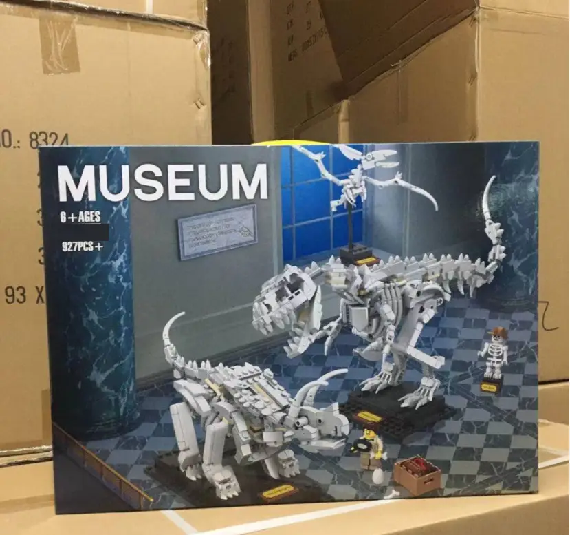 Jurassic Series Dinosaur Fossils 21320 kids Assemble Chinese Building Block Boy Toys 11449