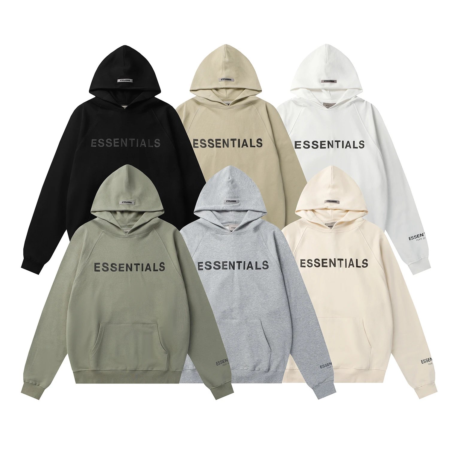 F0G Essenti@ls Hoodies Foto QC de WEIDIAN na Qualit.ly