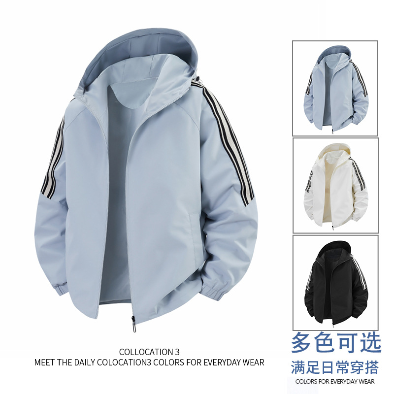 New Style Charge Clothes Men's and Women's Trendy Brand Custom Fashion Jacket Loose Casual Jacket Hooded American Style Jacket New