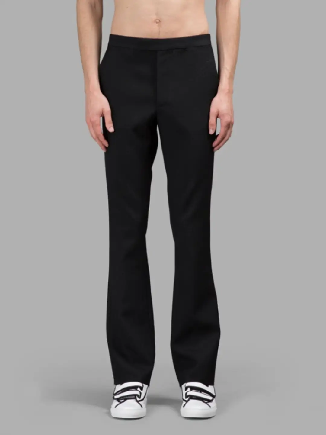 Trendy Bell-Bottom Pants, Casual Dress Pants, Wide-Leg Pants for Men, Retro Hong Kong Style, Slightly Flared Cleanfit Pants for Tall Men