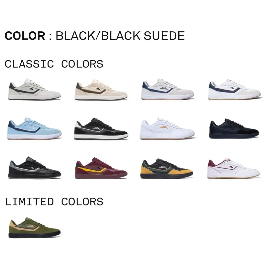 A Variety of Lycra Lakai Skateboard Shoes Terrace Men's and Women's Suede Abrasion Resistant Shock Absorption Casual Bmx Sneakers Dc Shoes