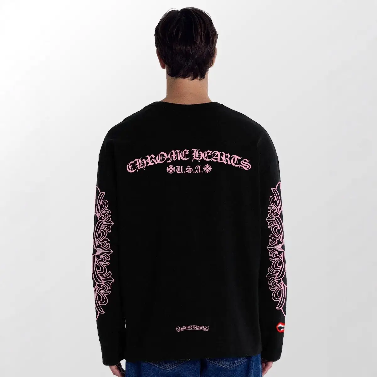 Trendy Gothic Y2K Design Egg Long-Sleeve Unisex Inner Wear Cross-Border American Autumn and Winter Top Printed Skims Top