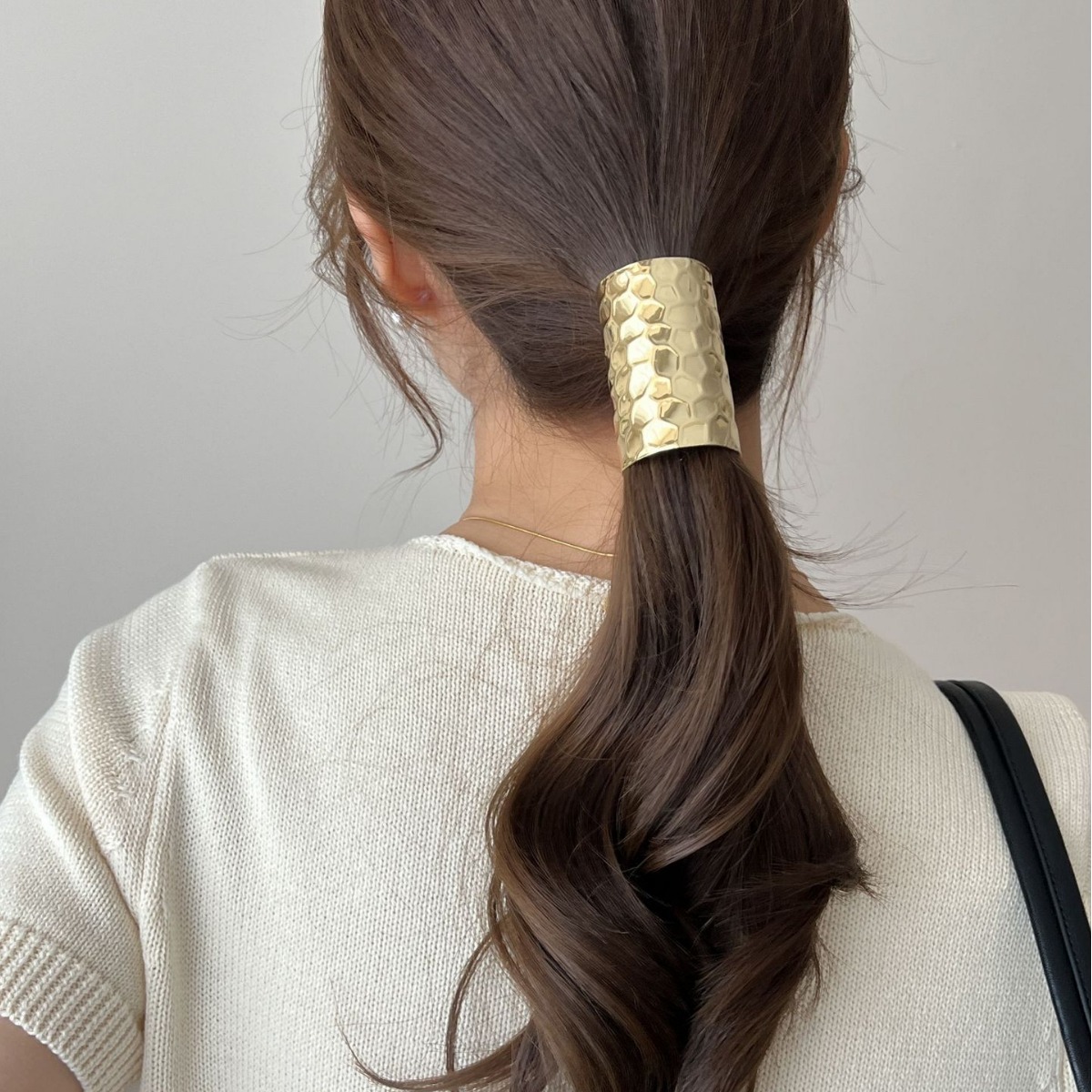 Korean-style Metallic Insert Hairpin High-grade Long Cold Style Alligator Hair Hook Women's Cold Style Headwear Paytail