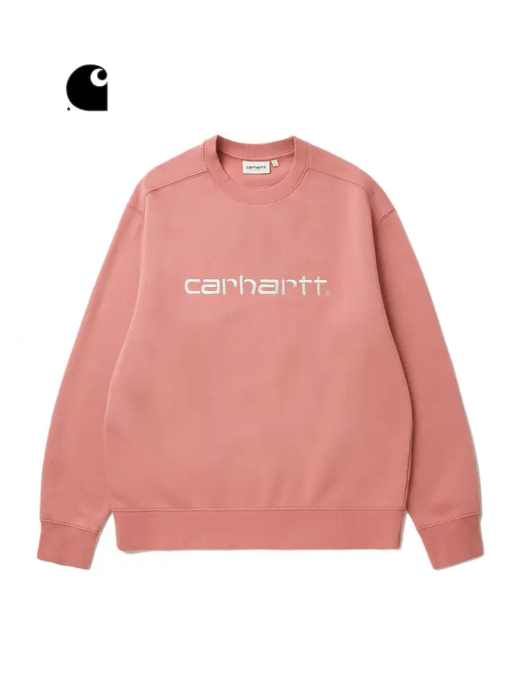 Carhartt WIP Sweaters Women's Clothing Spring Classic Logo Letter Embroidered Crew Neck Carhartt I033647n