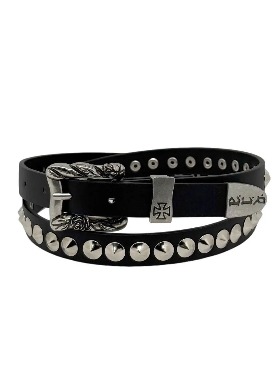 【Soul Collision】Edr Dark Rich Second-Generation Cross-Stitch Metal Friend Belt American Niche Style