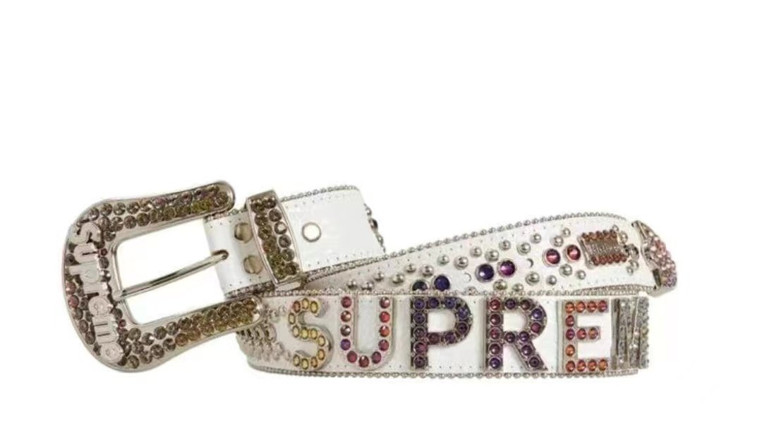 Punk Style, Hip-Hop Style, New Rhinestone Belt.