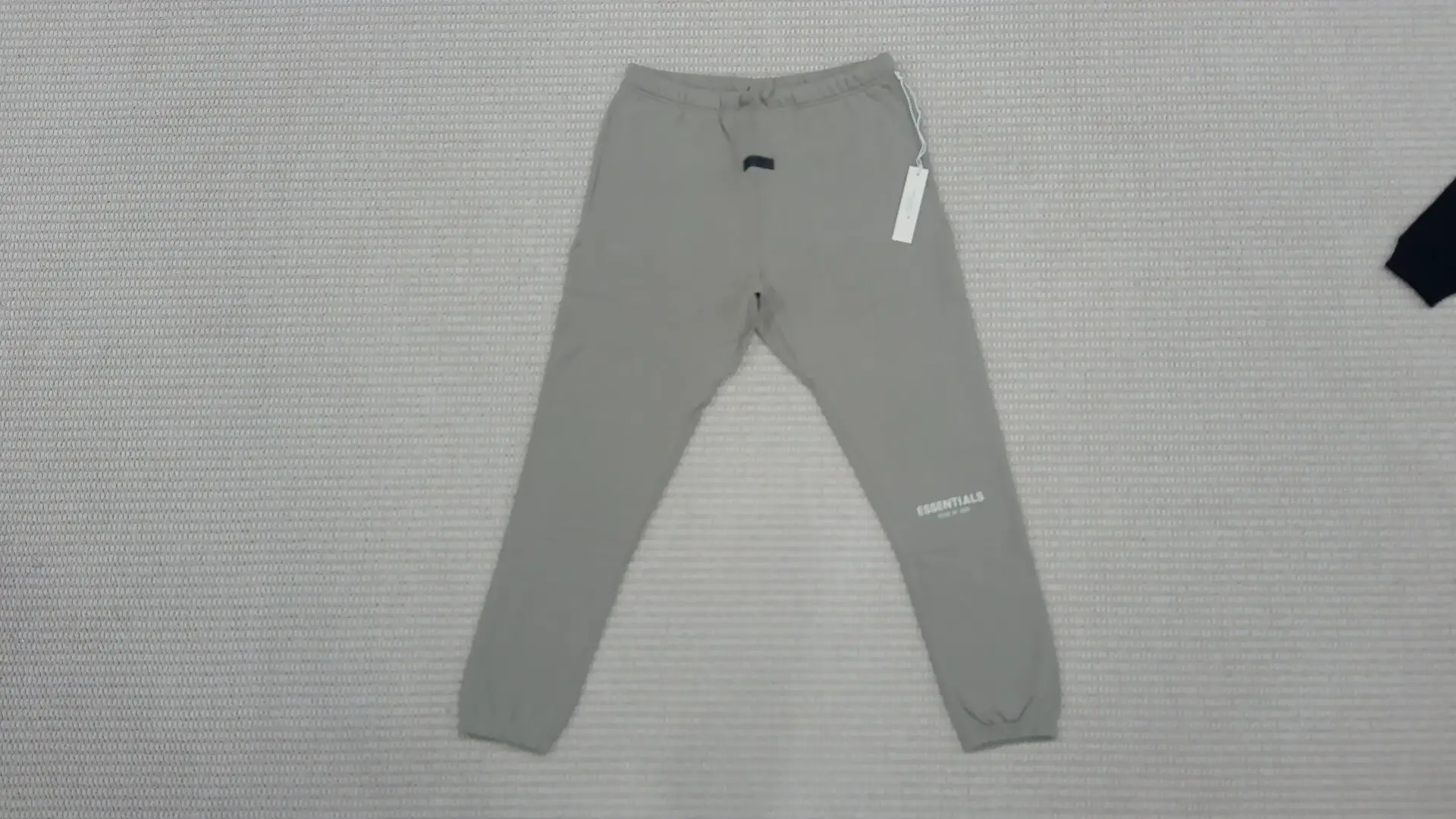 2022Ss Velvet Pants White Flocking Printing Essentials Trendy Brand Cross-Border Sweatpants