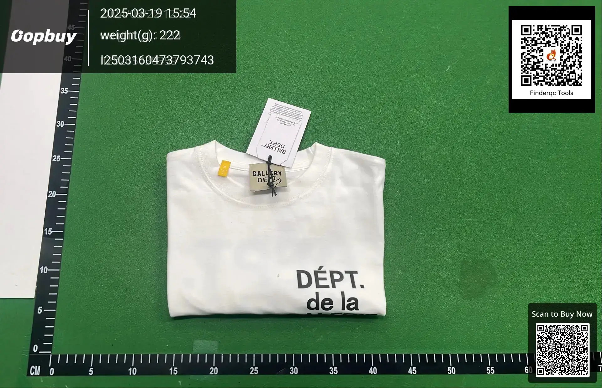 Long-term stock GALLERY DEPT T SHIRTS TEES summer European and American fashion brand cross-border short-sleeved T-shirt