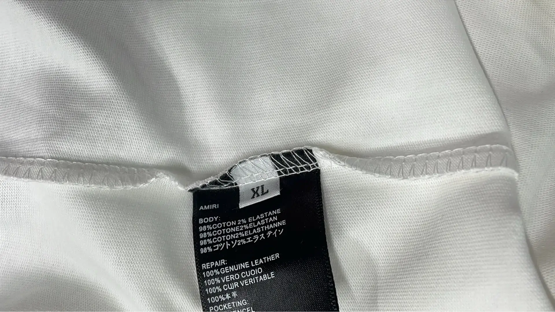 25S Cross-Border European and American Trendy Brand Amri Micro-Standard Letter Pattern Printed Short-Sleeved T-Shirt for Men and Women American High Street Half-Sleeved Shirt