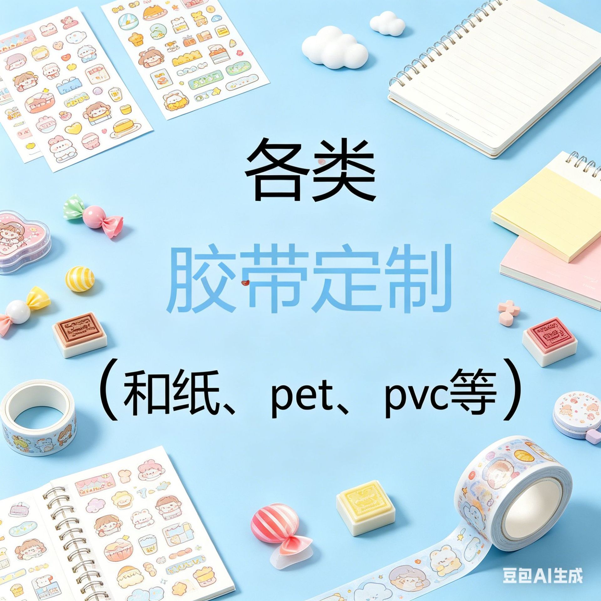 Supports the Customization and Processing of Various Types of Pvc, Washi, and Pet Journaling Tapes and Tape Set Materials