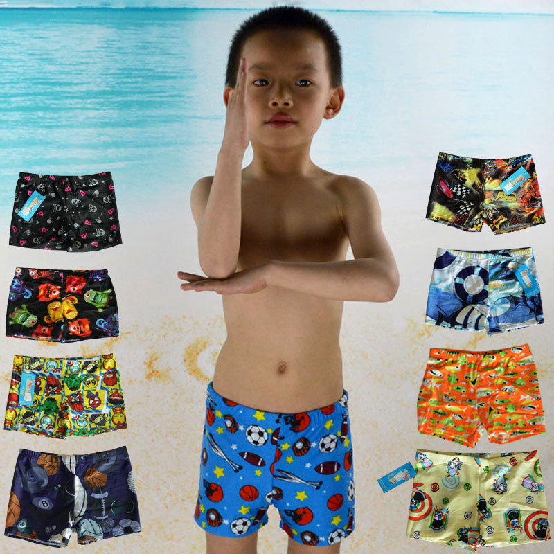 Wholesale CUHK swimming trunks cartoon boys swimming trunks (for 8-15 years) men swimwear boys swimming trunks factory price