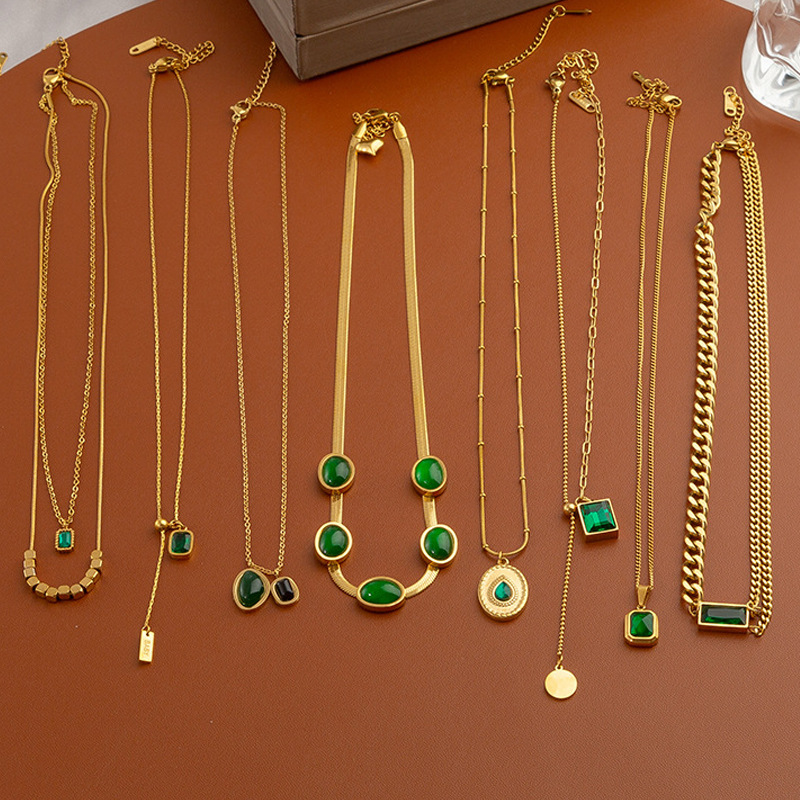 Jinmei Jewelry Source Factory Odm Customized Titanium Steel Copper Alloy Necklace Pearl Chain Accessories Customized with Pictures and Samples