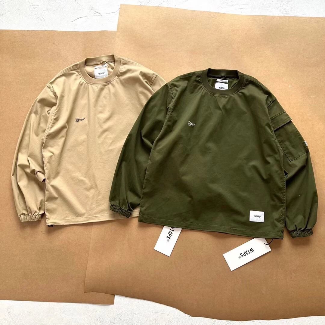 【特价】WTAPS西山彻TWILL机能梭织斜纹布工装风圆领套头长袖卫衣 photo QC de WEIDIAN sur Qualit.ly