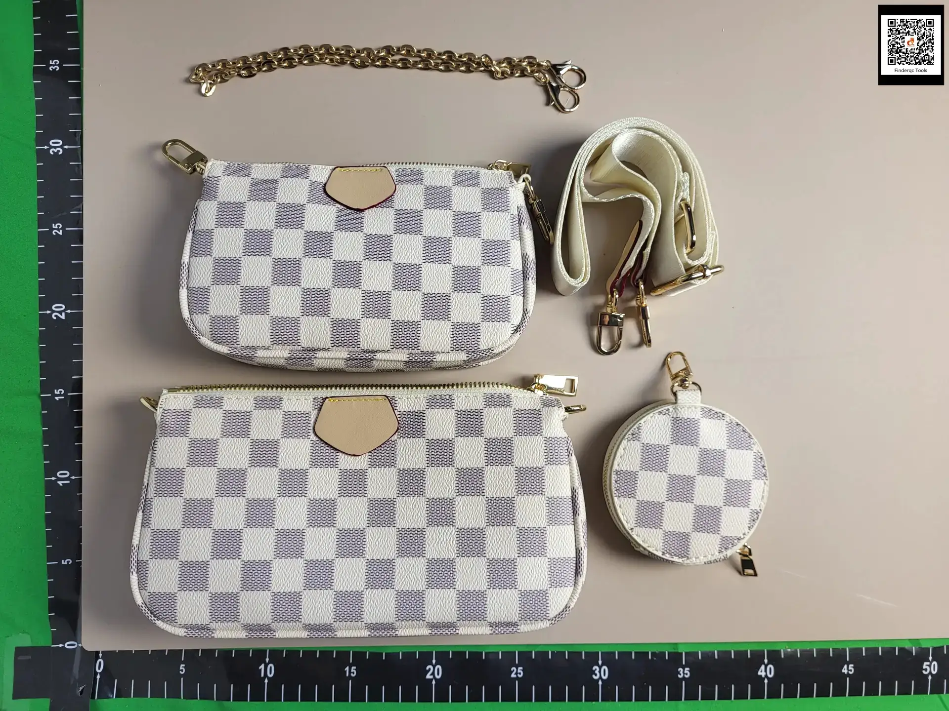 Fashion Brand Same Style Mahjong Bag 2025 European and American New Shoulder Underarm Bag Three-in-One Broadband Combination Crossbody Bag